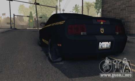 Ford Mustang Shelby Terlingua 2008 NFS Edition para GTA San Andreas