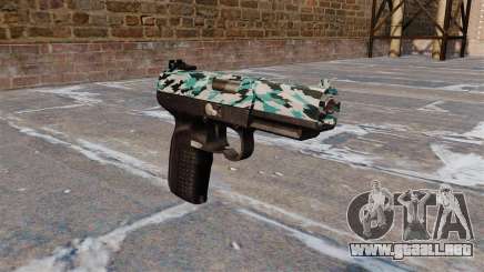 Pistola FN Five seveN Aqua Camo para GTA 4