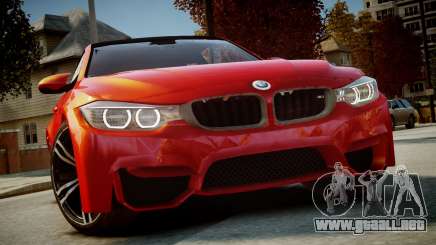 BMW M4 Coupe 2014 v1.0 para GTA 4
