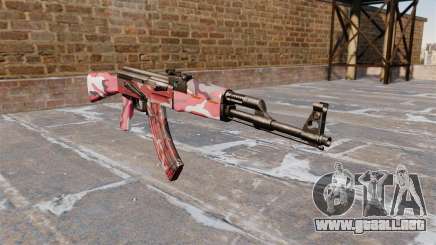 El AK-47 urbana Rojo para GTA 4