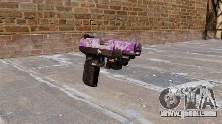 Pistola FN Five seveN LAM Púrpura Camo para GTA 4