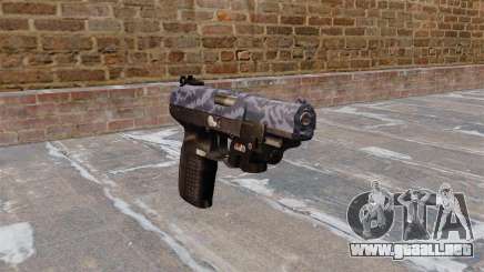 Pistola FN Five seveN LAM Azul de Camuflaje para GTA 4
