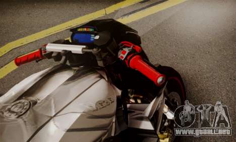 Kawasaki Z1000 2014 - The Predator para GTA San Andreas