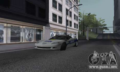 Chevrolet Corvette Z06 Police para GTA San Andreas