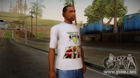 GTA 5 MFT T-Shirt para GTA San Andreas