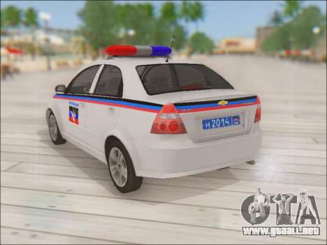 Chevrolet Aveo Policía no molestar para GTA San Andreas