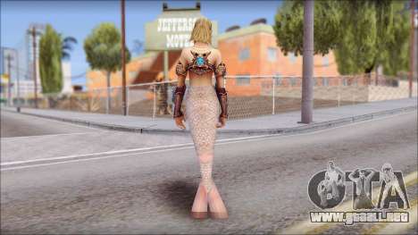 Mermaid Gold Fish Tail para GTA San Andreas