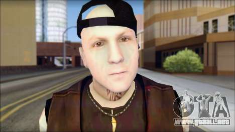 Benji from Good Charlotte para GTA San Andreas