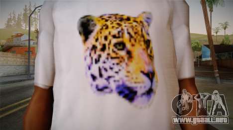 Leopard Shirt White para GTA San Andreas