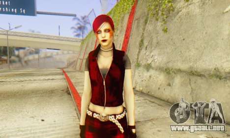 Red Girl Skin para GTA San Andreas