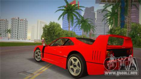 Ferrari F40 para GTA Vice City
