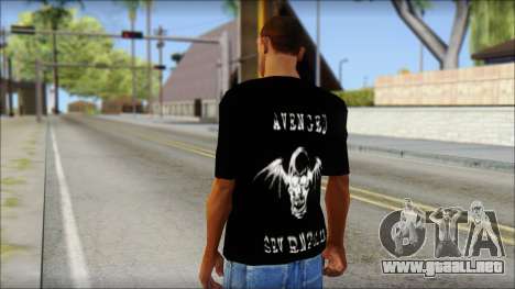 A7X Waking The Fallen Fan T-Shirt para GTA San Andreas