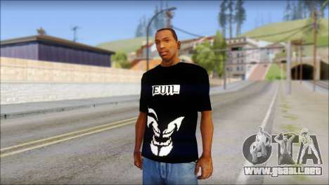 Evil T-Shirt para GTA San Andreas