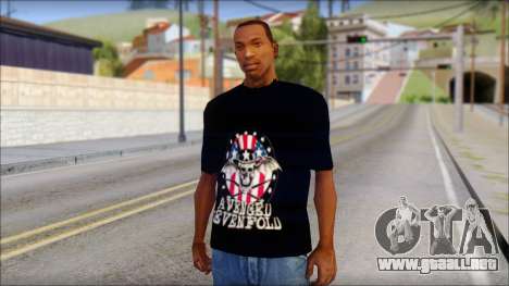 A7X Love It Or Die Fan T-Shirt para GTA San Andreas