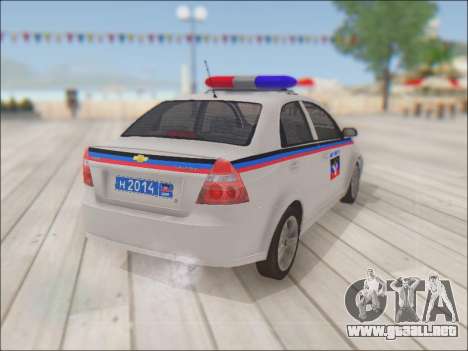 Chevrolet Aveo Policía no molestar para GTA San Andreas