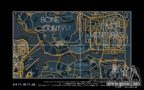 Mapa de carreras de estilo Traza el Mapa para GTA San Andreas