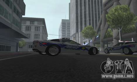 Chevrolet Corvette Z06 Police para GTA San Andreas