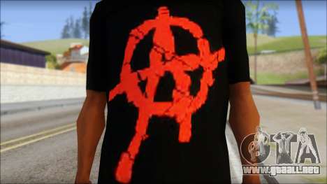 Anarchy T-Shirt Mod v2 para GTA San Andreas