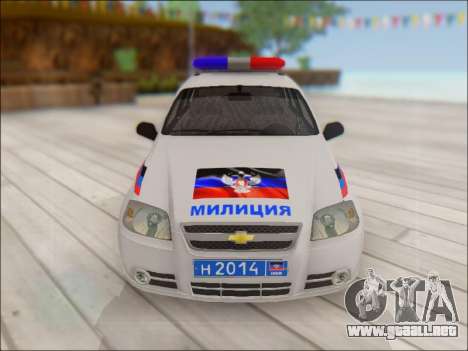 Chevrolet Aveo Policía no molestar para GTA San Andreas