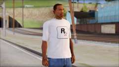 Rockstar Games White T-Shirt para GTA San Andreas