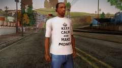 Fler Keep Calm And Make Money Shirt para GTA San Andreas