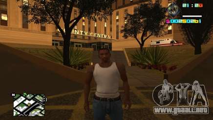 New HUD by Ptaxa1999 para GTA San Andreas