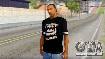 Billabong T-Shirt Black para GTA San Andreas
