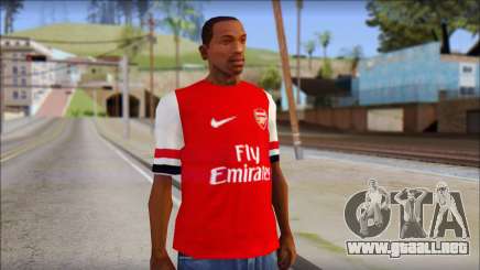 Arsenal 2013 T-Shirt para GTA San Andreas