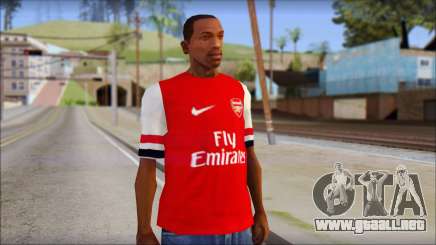 Arsenal 2013 T-Shirt para GTA San Andreas