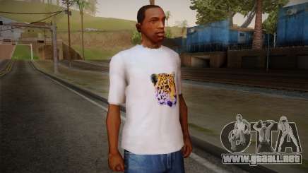 Leopard Shirt White para GTA San Andreas