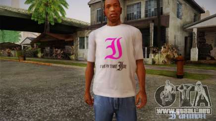 Everytime I Die T-Shirt para GTA San Andreas