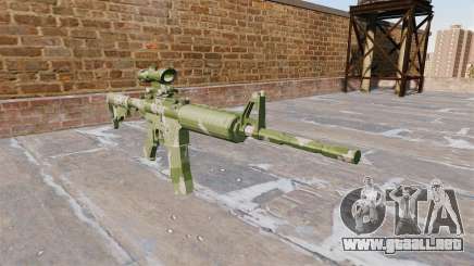 Automático carabina MA de la Guardia de Camuflaje para GTA 4