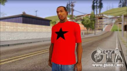 Vidick from Infected Rain Red T-Shirt para GTA San Andreas