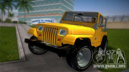 Jeep Wrangler 1986 v4.0 Fury para GTA Vice City