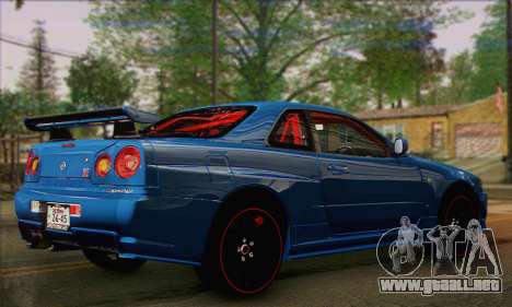 Nissan Skyline GTR34 para GTA San Andreas