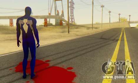 Skin The Amazing Spider Man 2 - Suit Symbiot para GTA San Andreas