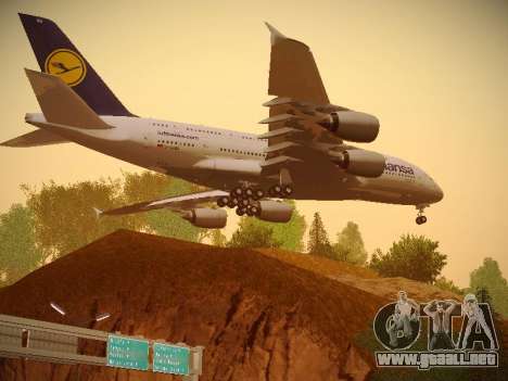 Airbus A380-800 Lufthansa para GTA San Andreas