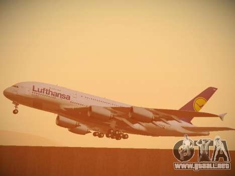 Airbus A380-800 Lufthansa para GTA San Andreas