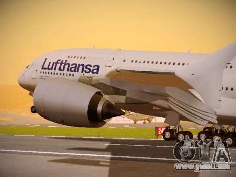 Airbus A380-800 Lufthansa para GTA San Andreas