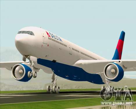Airbus A330-300 Delta Airlines para GTA San Andreas