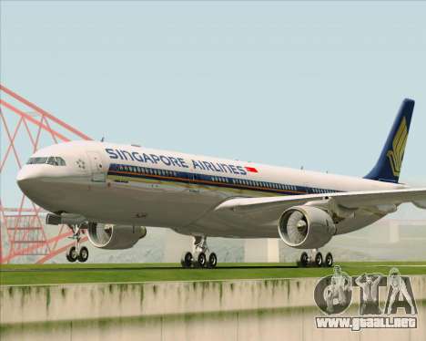 Airbus A330-300 Singapore Airlines para GTA San Andreas