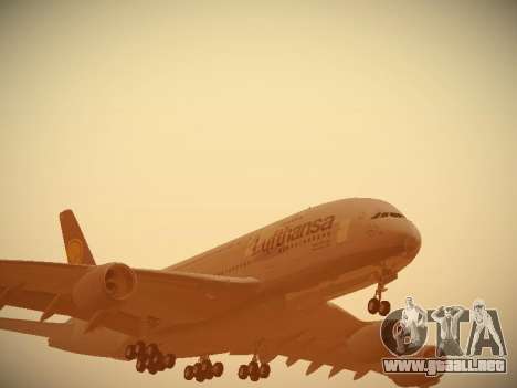 Airbus A380-800 Lufthansa para GTA San Andreas