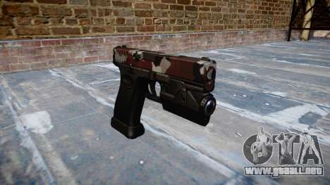 Pistola Glock 20 son inyectados de sangre. para GTA 4