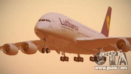 Airbus A380-800 Lufthansa para GTA San Andreas