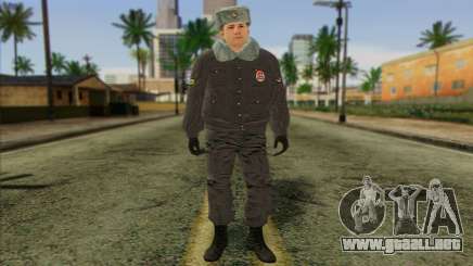 La policía rusa de la Piel 4 para GTA San Andreas