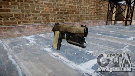 Pistola de Kimber 1911 Un ejército de fans de la piel AU para GTA 4