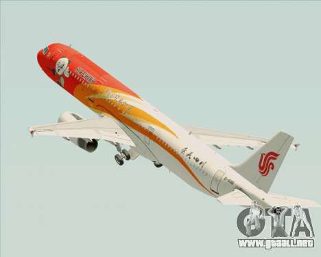 Airbus A321-200 Air China (Beautiful Sichuan) para GTA San Andreas