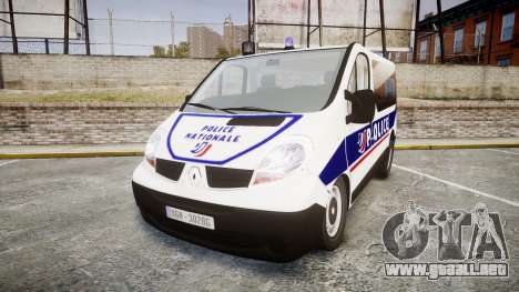 Renault Trafic Police Nationale para GTA 4