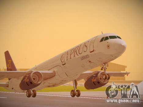 Airbus A321-232 Cyprus Airways para GTA San Andreas
