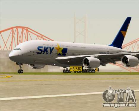 Airbus A380-800 Skymark Airlines para GTA San Andreas